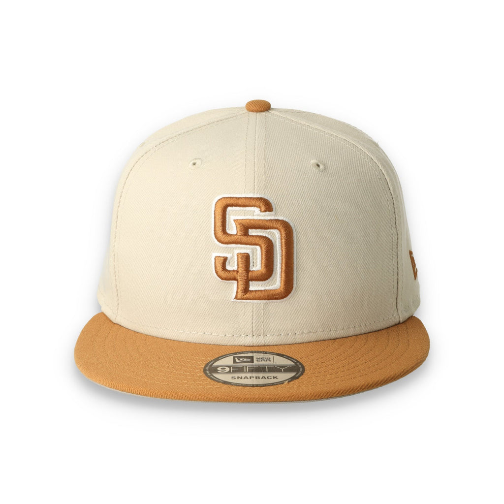 New Era San Diego Padres Color Pack 9FIFTY Snapback Hat-Stone/Light Bronze product image 1, provided for visual reference