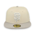New Era San Francisco Giants TWO-TONE COLOR PACK 59FIFTY Fitted hat-Khaki/Grey product image 1, provided for visual