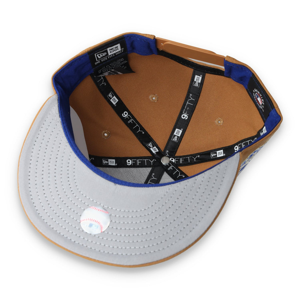 New Era Kansas City Royals Color Pack 9FIFTY Snapback Hat-Light Bronze product image 5, provided for visual reference and