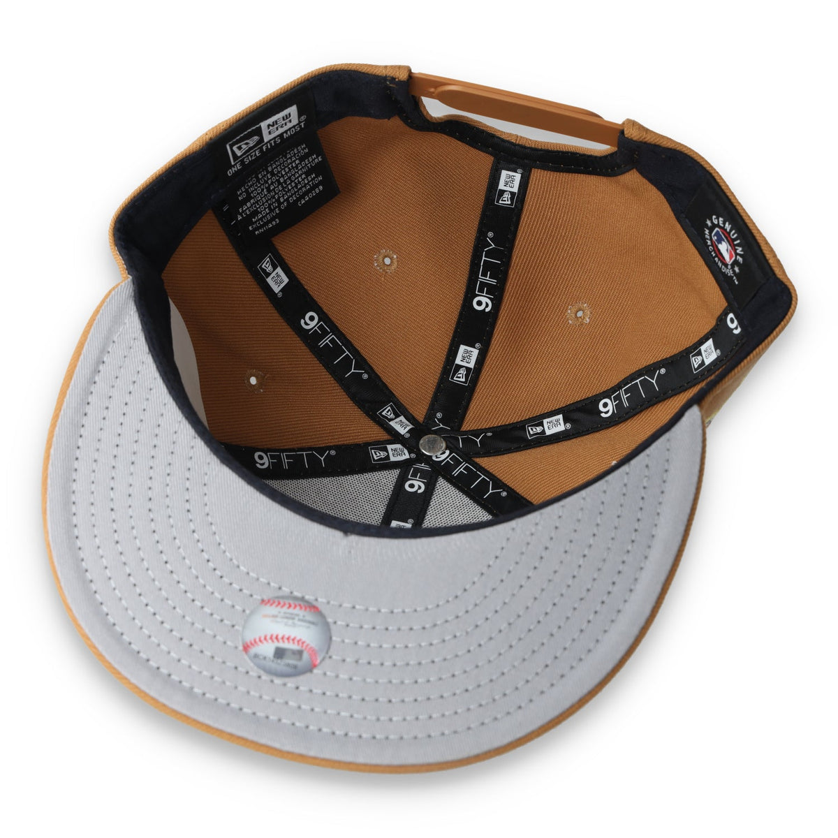 New Era Detroit Tigers Color Pack 9FIFTY Snapback Hat-Light Bronze product image 5, provided for visual reference and