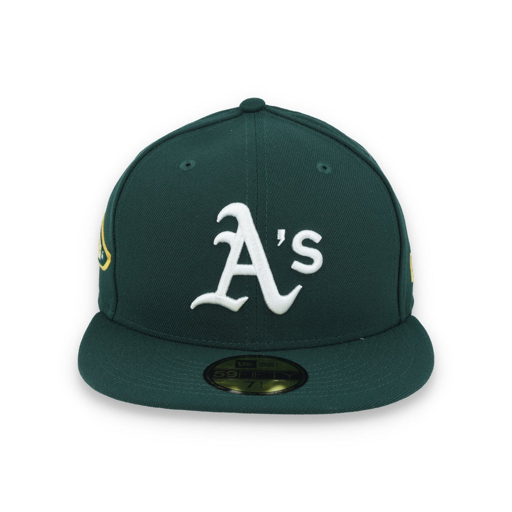 New Era Oakland Athletics Pennant Side Patch 59FIFTY Fitted Hat product image 2, provided for visual reference and product