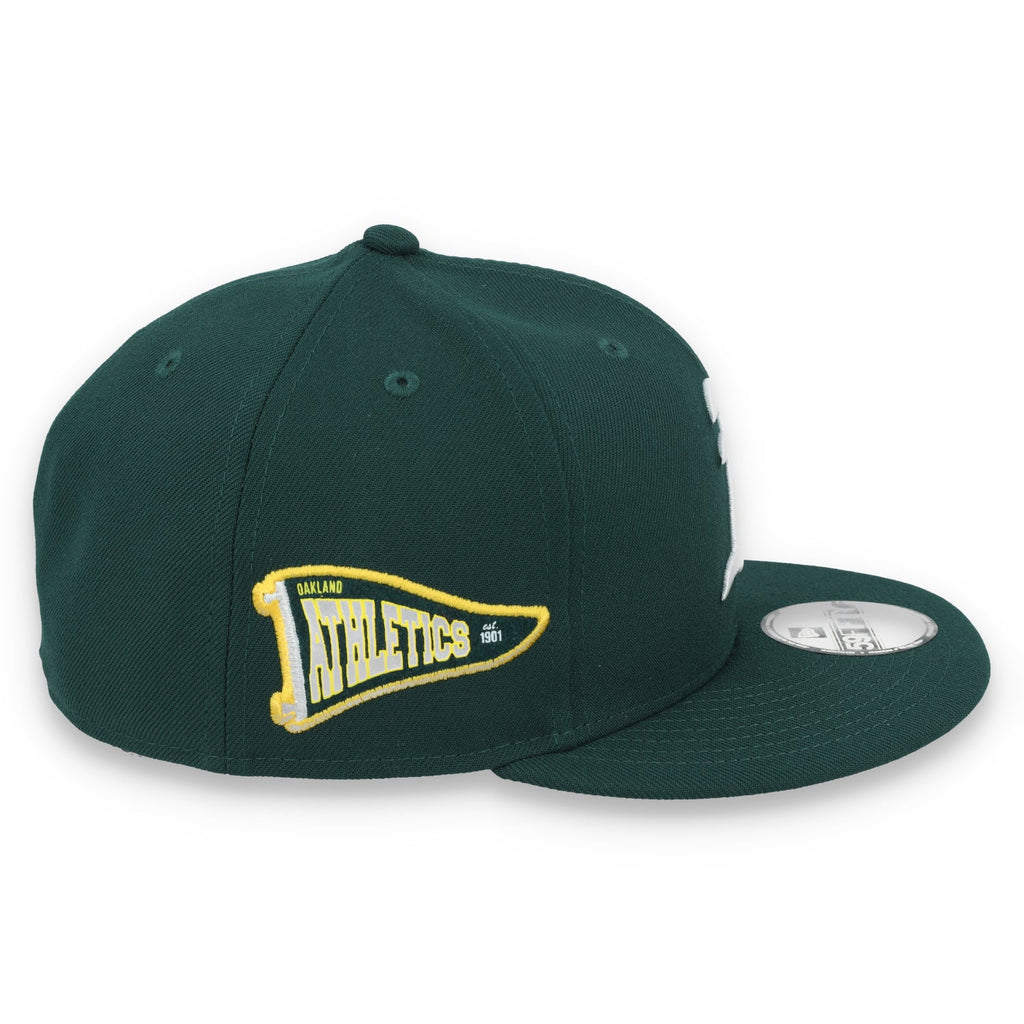 New Era Oakland Athletics Pennant Side Patch 59FIFTY Fitted Hat product image 6, provided for visual reference and product