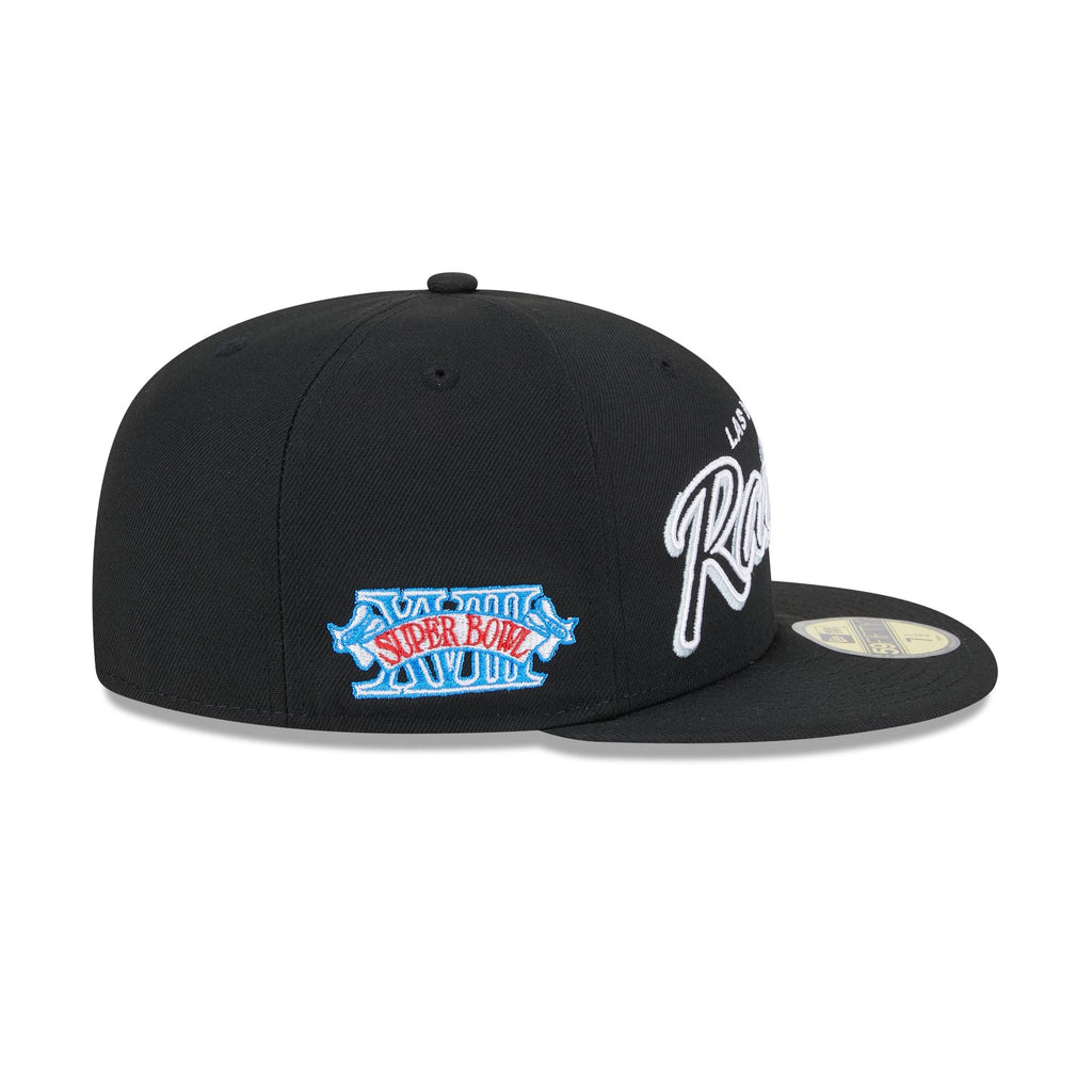 New Era Las Vegas Raiders Script Sided 59FIFTY Fitted Hat product image 5, provided for visual reference and product detail