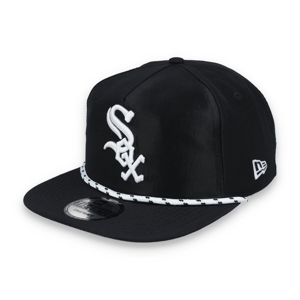 New Era Chicago White Sox Golfer Team Rope Snapback Hat - Black product image 3, provided for visual reference and product