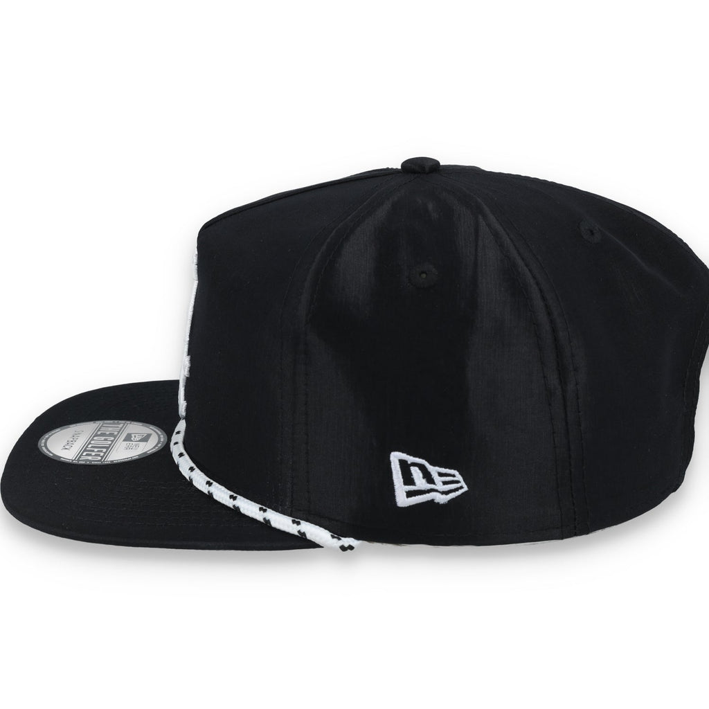 New Era Chicago White Sox Golfer Team Rope Snapback Hat - Black product image 4, provided for visual reference and product