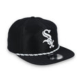 New Era Chicago White Sox Golfer Team Rope Snapback Hat - Black product image 1, provided for visual reference and product