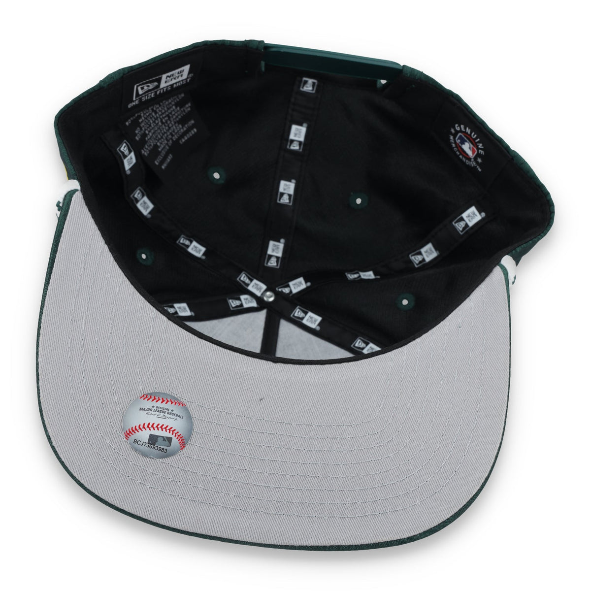 New Era Oakland Athletics Golfer Team Rope Snapback Hat - Green product image 7, provided for visual reference and product