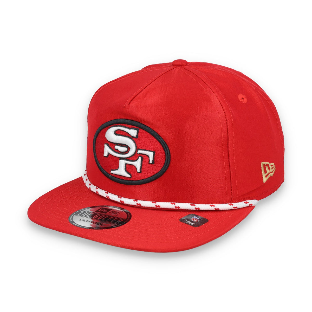 New Era San Francisco 49ers Golfer Team Rope Snapback Hat - Red product image 3, provided for visual reference and product