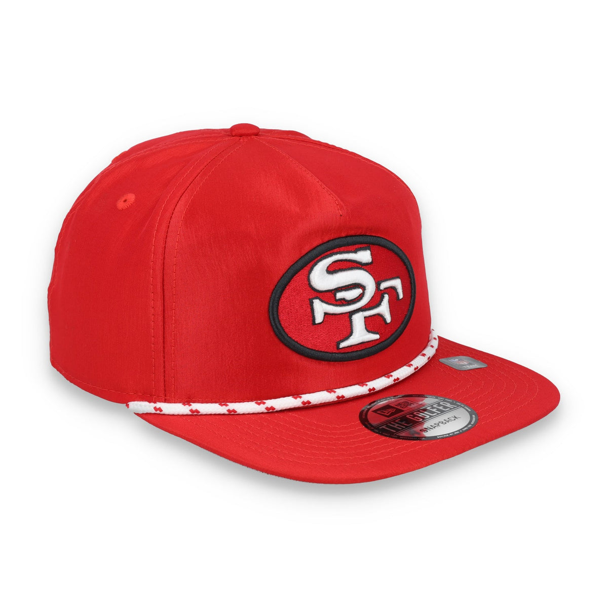 New Era San Francisco 49ers Golfer Team Rope Snapback Hat - Red product image 1, provided for visual reference and product