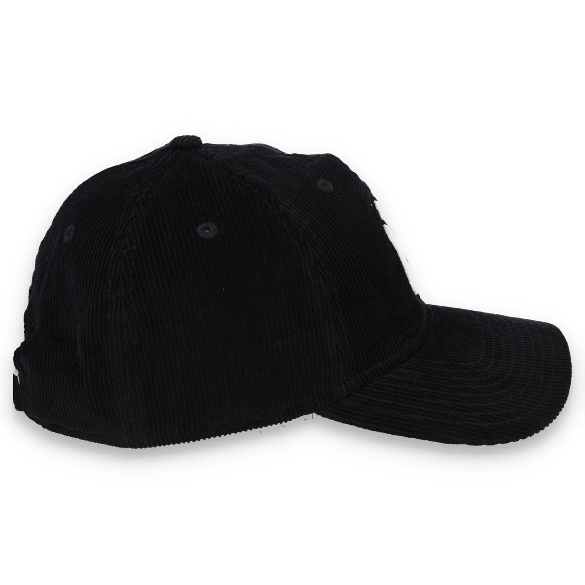 New Era New York Yankees Corduroy 9TWENTY Adjustable Hat-Black/White product image 6, provided for visual reference and