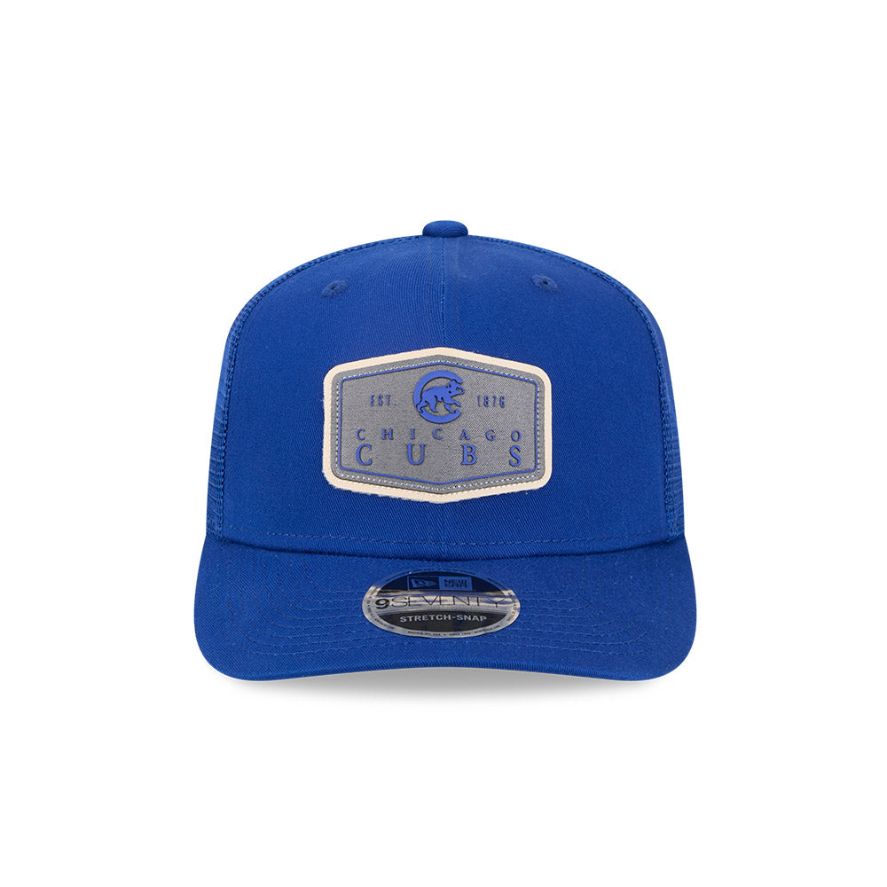 Chicago Cubs New Era 9SEVENTY Labeled Stretch Snapback Hat product image 2, provided for visual reference and product detail