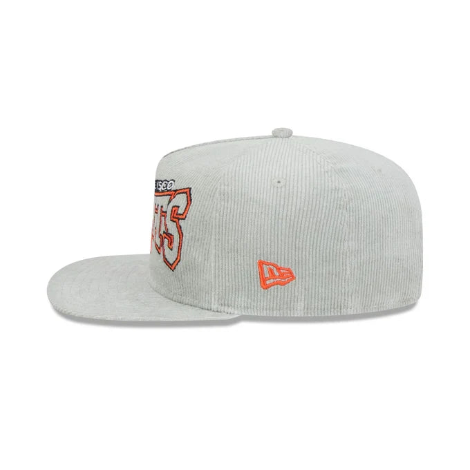 New Era San Francisco Giants Corduroy Gray Cord Golfer Snapback Hat product image 3, provided for visual reference and