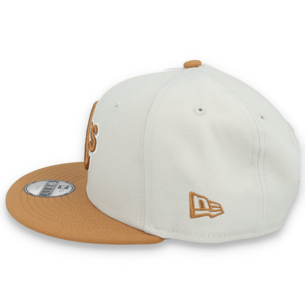 New Era Youth Oakland Athletics Color Pack 9FIFTY Snapback Hat-Stone/Light Bronze product image 4, provided for visual
