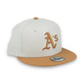 New Era Youth Oakland Athletics Color Pack 9FIFTY Snapback Hat-Stone/Light Bronze product image 1, provided for visual