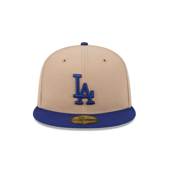 New Era Los Angeles Dodgers 59FIFTY Fitted Hat-Camel product image 3, provided for visual reference and product detail review