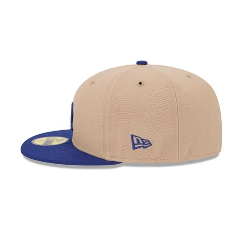 New Era Los Angeles Dodgers 59FIFTY Fitted Hat-Camel product image 4, provided for visual reference and product detail review