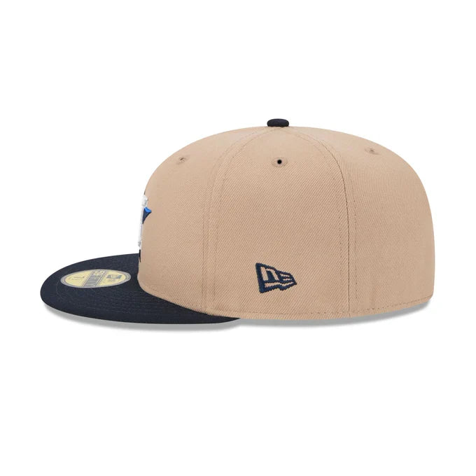 New Era Houston Astros 59FIFTY Fitted Hat-Camel product image 4, provided for visual reference and product detail review