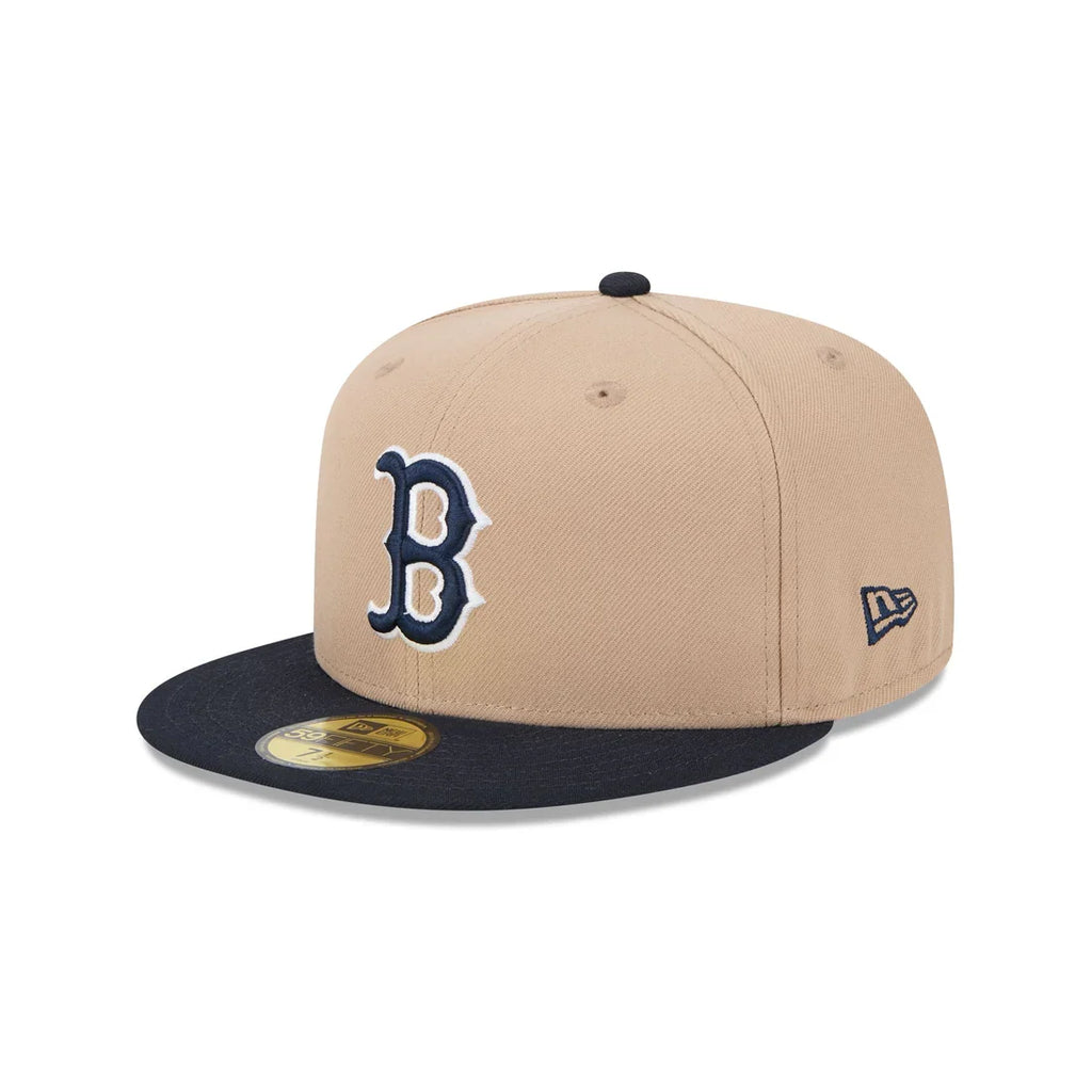 New Era Boston Red Sox 59FIFTY Fitted Hat-Camel product image 2, provided for visual reference and product detail review