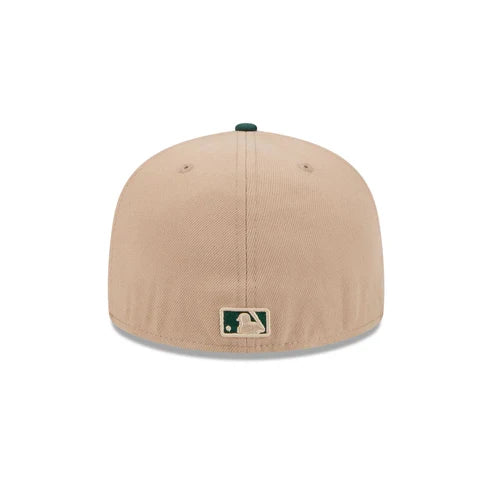 New Era Oakland Athletics 59FIFTY Fitted Hat-Camel product image 6, provided for visual reference and product detail review