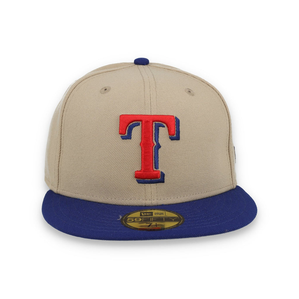 New Era Texas Rangers 59FIFTY Fitted Hat-Camel product image 2, provided for visual reference and product detail review