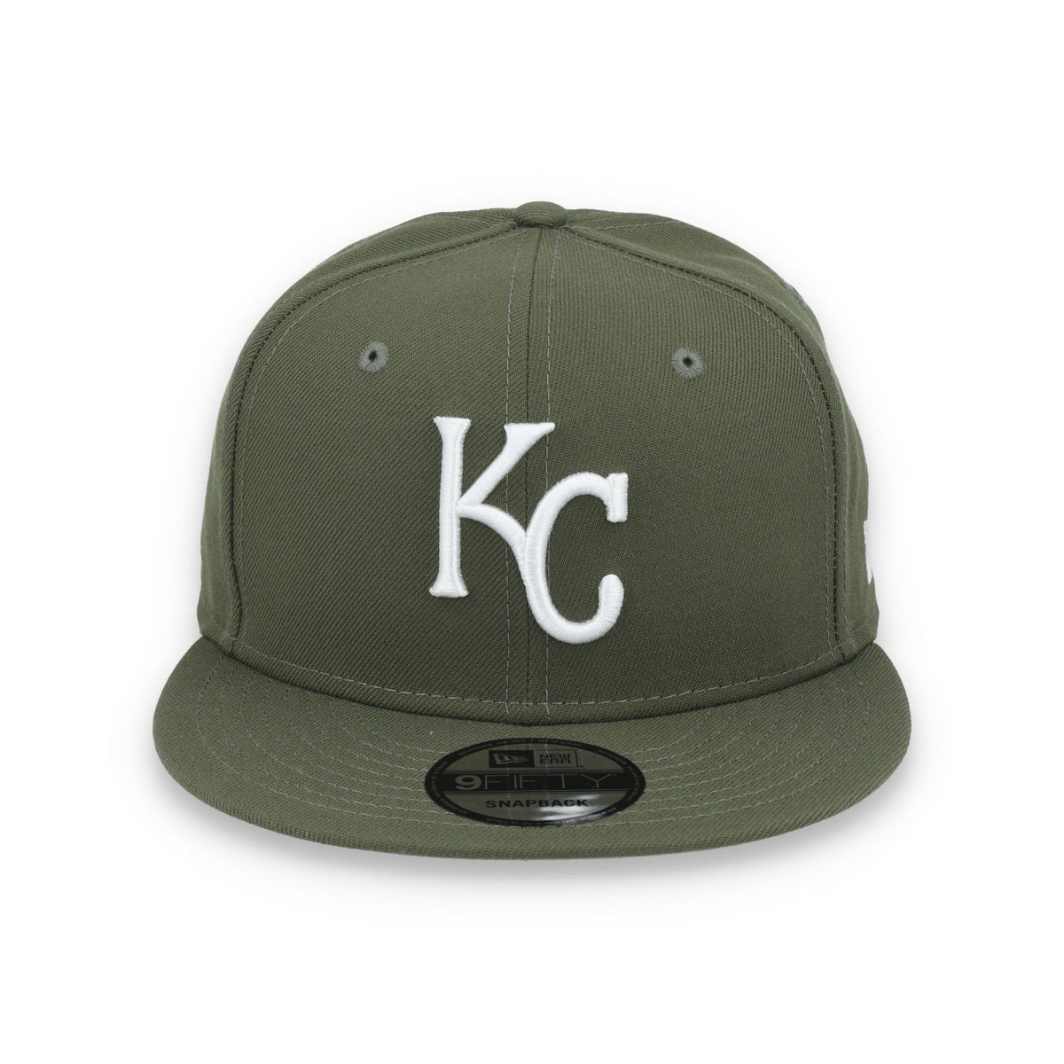 New Era Kansas City Royals 9FIFTY Snapback Hat- Olive Green product image 2, provided for visual reference and product
