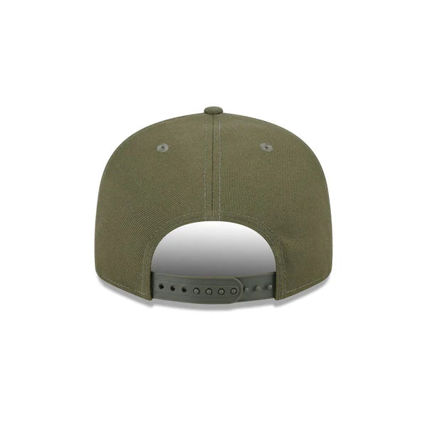 New Era Los Angeles Dodgers 9FIFTY Snapback Hat- Olive Green product image 5, provided for visual reference and product
