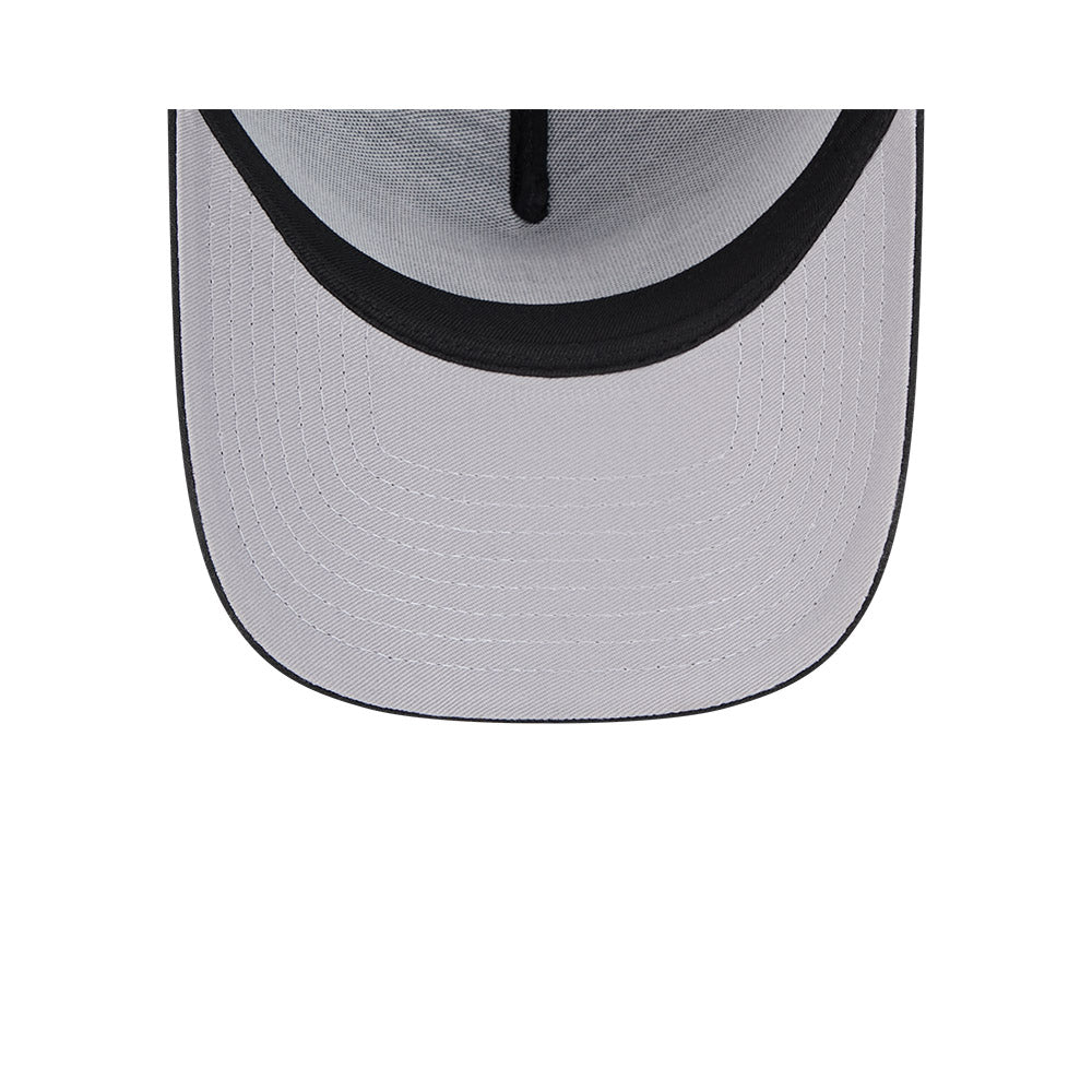 Chicago Bulls New Era 9FORTY Black A-Frame Adjustable Hat product image 7, provided for visual reference and product detail