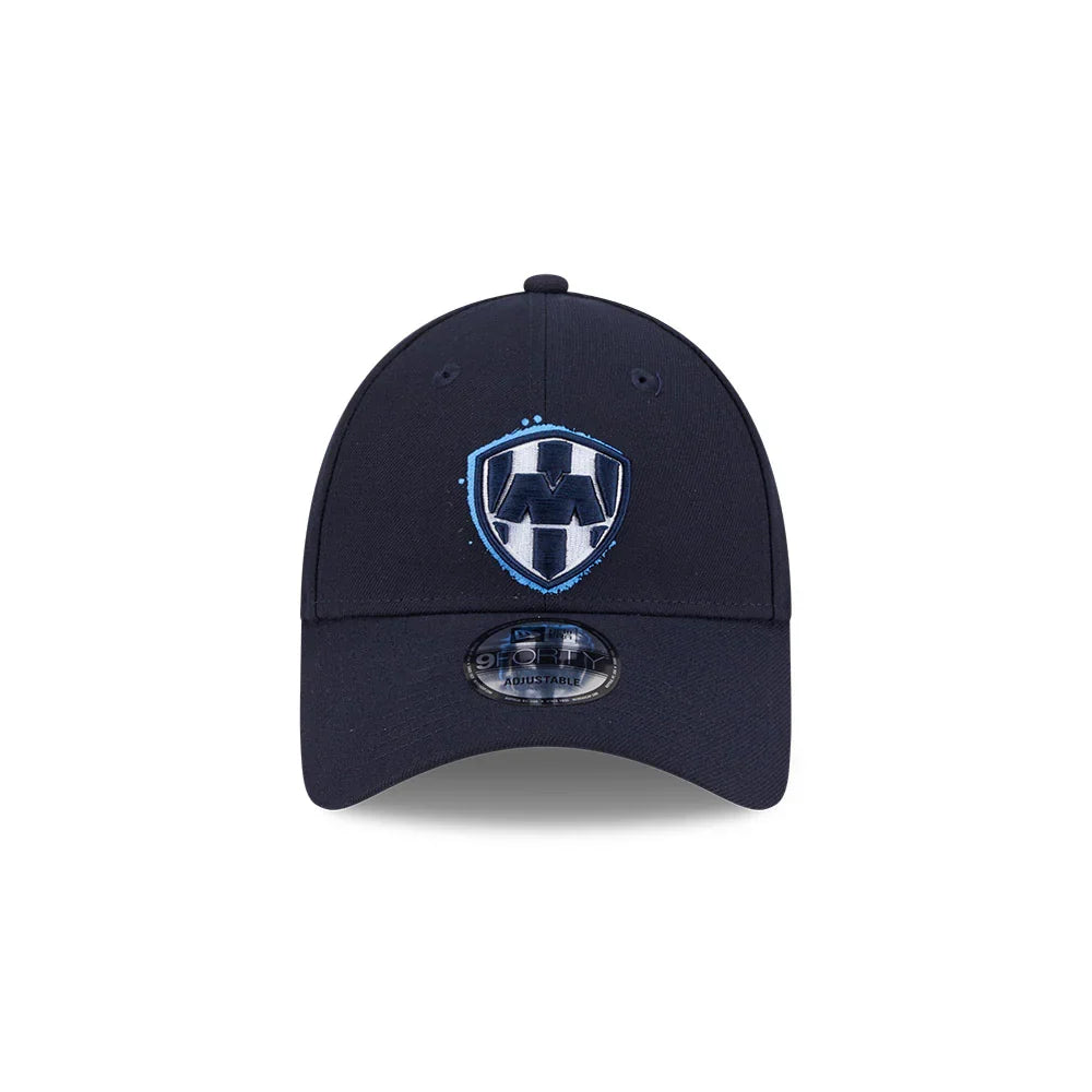 New Era Monterey Spray Logo 9FORTY Adjustable Hat - Navy product image 3, provided for visual reference and product detail