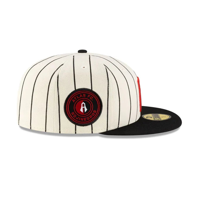New Era Atlas Retro Pinstripe 59FIFTY Fitted Hat product image 5, provided for visual reference and product detail review