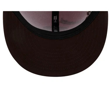 New Era Mexico Anniversary Logos 59FIFTY Fitted Hat-Pink/Brown product image 7, provided for visual reference and product