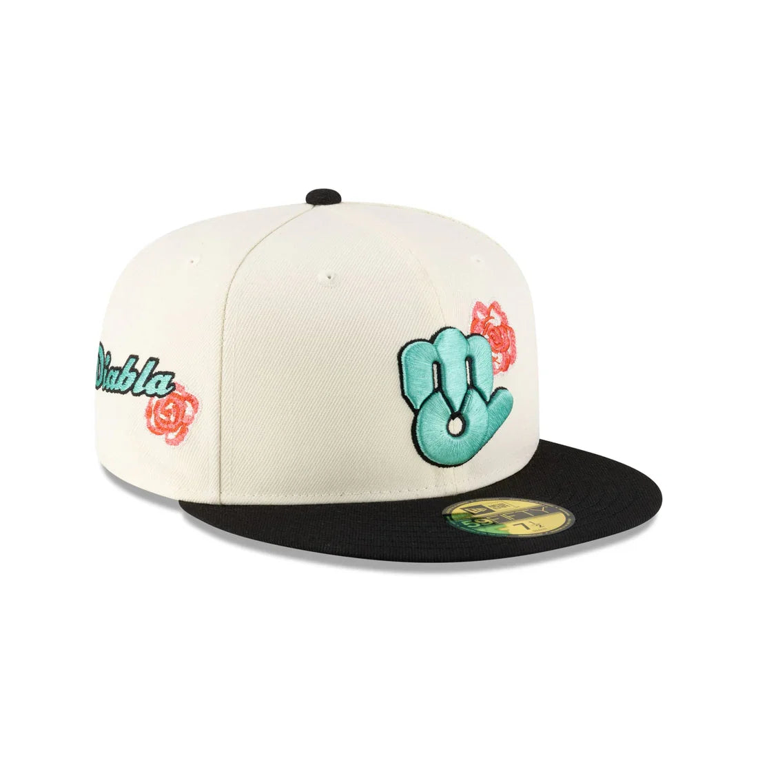New Era Diablos Rojos Del Mexico 2-Tone Rose 59FIFTY Fitted Hat product image 1, provided for visual reference and product