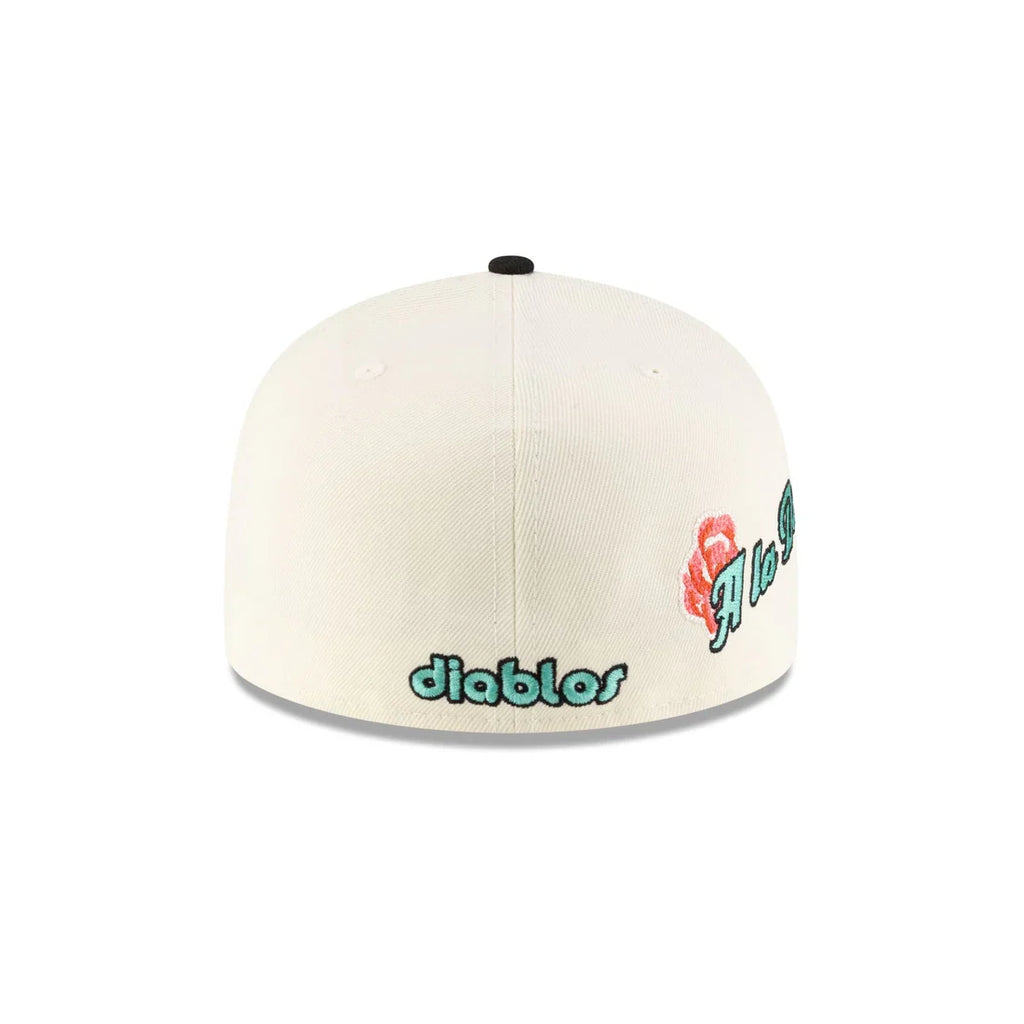 New Era Diablos Rojos Del Mexico 2-Tone Rose 59FIFTY Fitted Hat product image 6, provided for visual reference and product