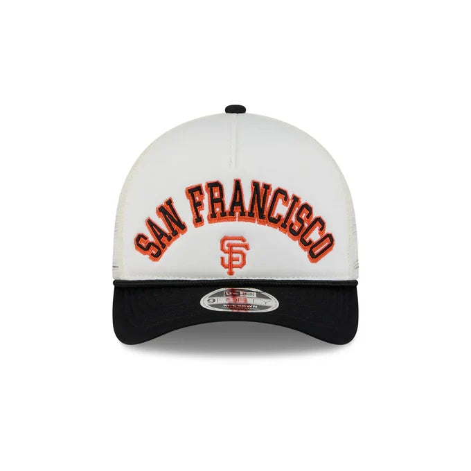 New Era San Francisco Giants Chrome Arch M-Crown 9FORTY Adjustable Snapback Hat product image 1, provided for visual