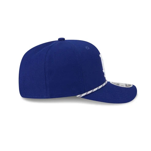 New Era Los Angeles Dodgers Rope 9SEVENTY Stretch-Snap Trucker Hat product image 5, provided for visual reference and