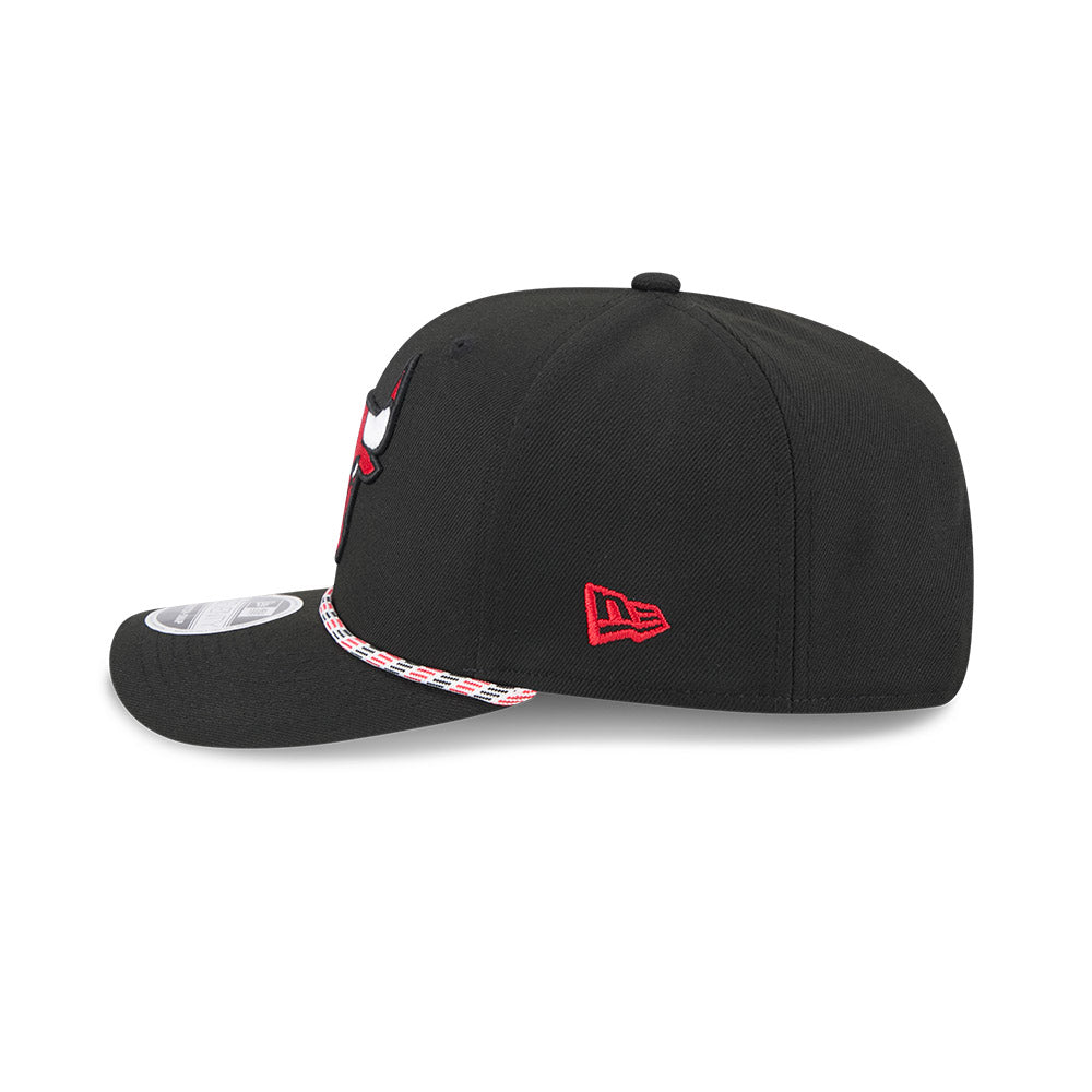 Chicago Bulls New Era 9SEVENTY Black Multi Rope Stretch-Snap Adjustable Hat product image 5, provided for visual reference