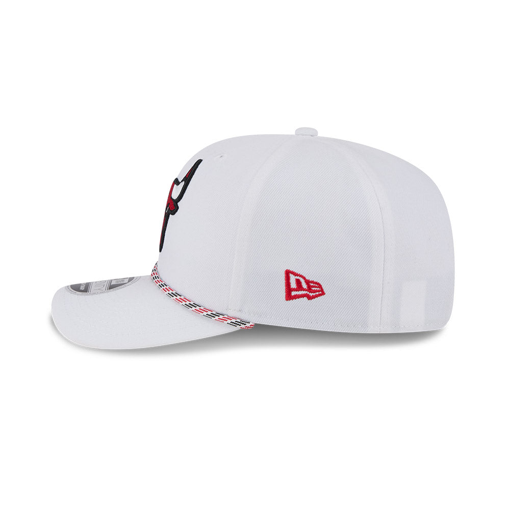 Chicago Bulls New Era 9SEVENTY White Multi Rope Stretch-Snap Adjustable Hat product image 4, provided for visual reference