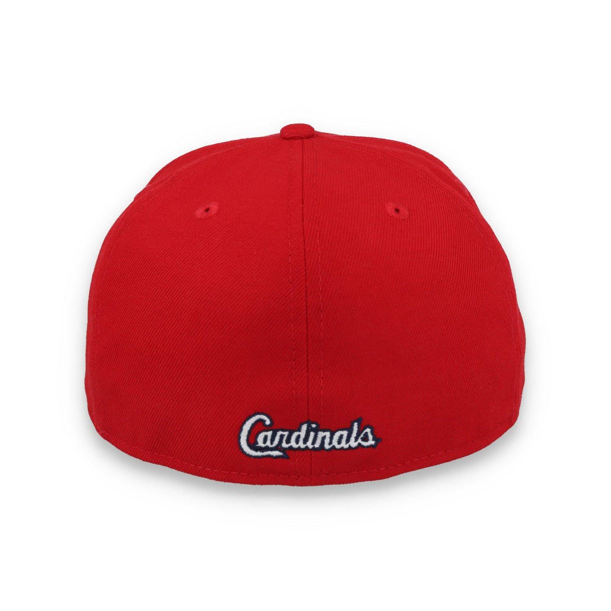 New Era St. Louis Cardinals Overlap 59FIFTY Fitted Hat-Red product image 6, provided for visual reference and product detail