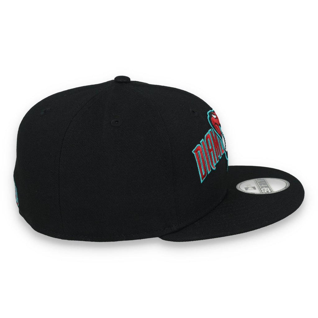 New Era Arizona Diamondbacks Overlap 59FIFTY Fitted Hat-Black product image 4, provided for visual reference and product