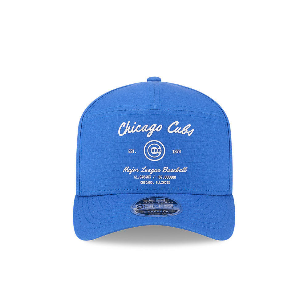 Chicago Cubs New Era Royal 9FIFTY Split Panel Vintage Adjustable Hat product image 2, provided for visual reference and