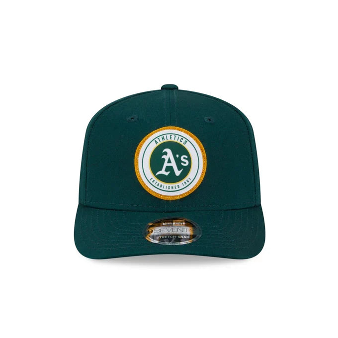 New Era Oakland Athletics Circle Patch 9SEVENTY Stretch-Snap Hat product image 3, provided for visual reference and product