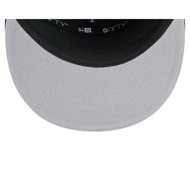 New Era Los Angeles Dodgers Cotton Canvas 9FIFTY Split Panel Trucker Hat product image 7, provided for visual reference and