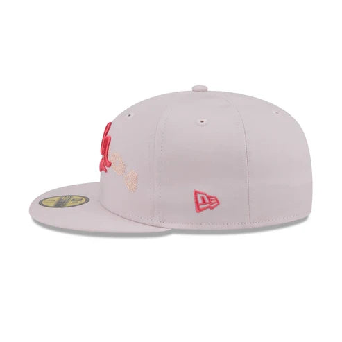 New Era Charros De Jalisco Stacked Wordmark 59FIFTY Fitted Hat-Pink product image 4, provided for visual reference and