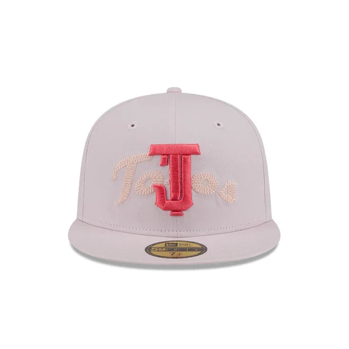 New Era Toros De Tijuana Stacked Wordmark 59FIFTY Fitted Hat-Pink product image 3, provided for visual reference and product