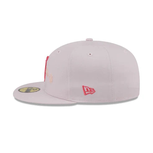 New Era Toros De Tijuana Stacked Wordmark 59FIFTY Fitted Hat-Pink product image 4, provided for visual reference and product