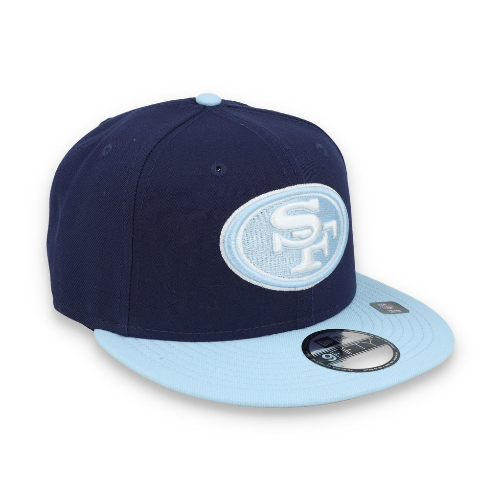 New Era San Francisco 49ers 2-Tone Color Pack 9FIFTY Snapback Hat-Navy/Light Blue product image 1, provided for visual