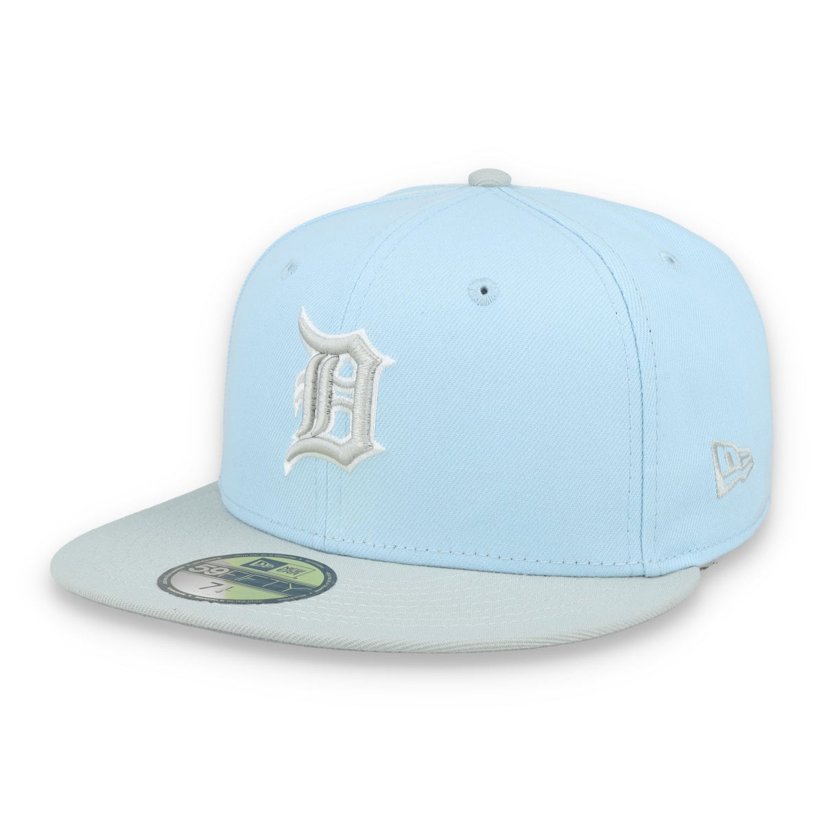 New Era Detroit Tigers 2-Tone Color Pack 59FIFTY Fitted Hat-Light Blue/Gray product image 3, provided for visual reference