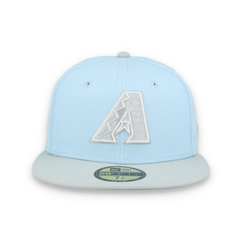 New Era Arizona Diamondbacks 2-Tone Color Pack 59FIFTY Fitted Hat-Light Blue/Gray product image 2, provided for visual