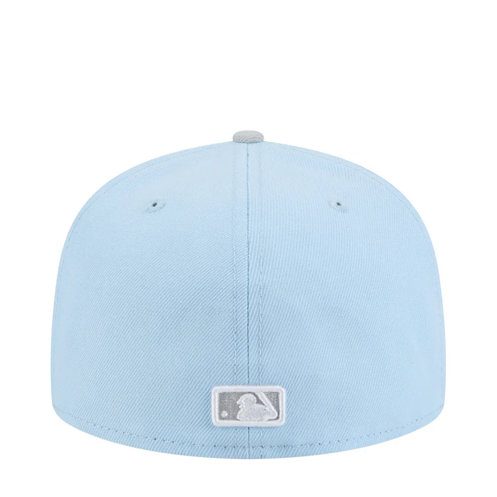 New Era New York Yankees 2-Tone Color Pack 59FIFTY Fitted Hat-Light Blue/Gray product image 4, provided for visual reference