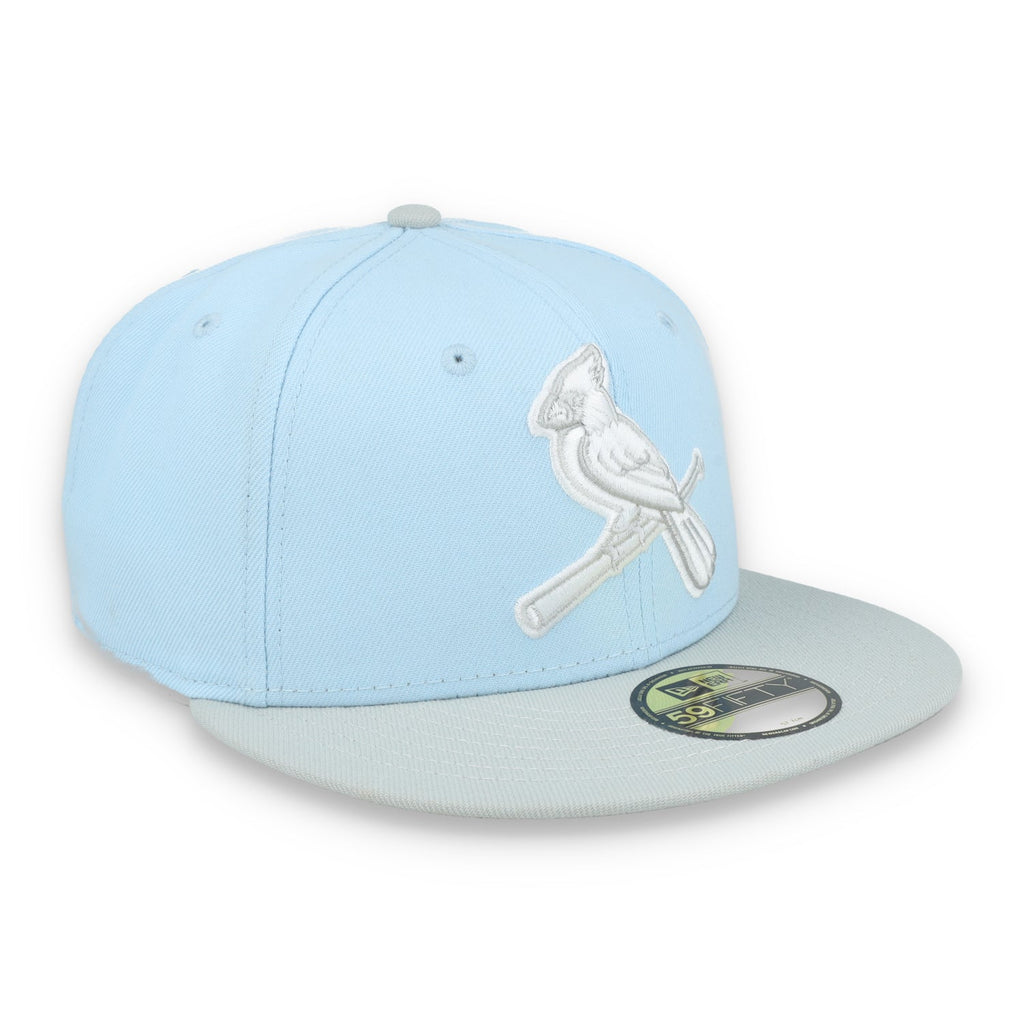 New Era St. Louis Cardinals 2-Tone Color Pack 59FIFTY Fitted Hat-Light Blue/Gray product image 1, provided for visual