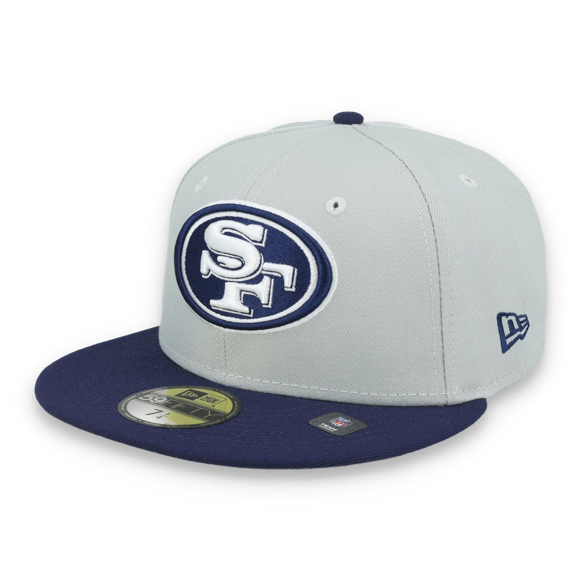 New Era San Francisco 49ers 2-Tone Color Pack 59FIFTY Fitted Hat-Gray/Navy product image 3, provided for visual reference